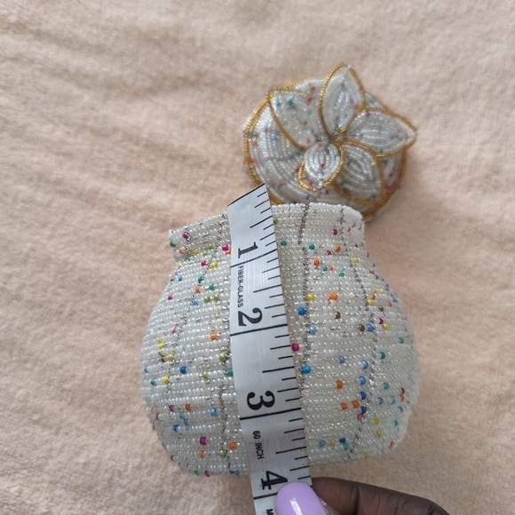 Other - Kenyan Masai-made small beaded container